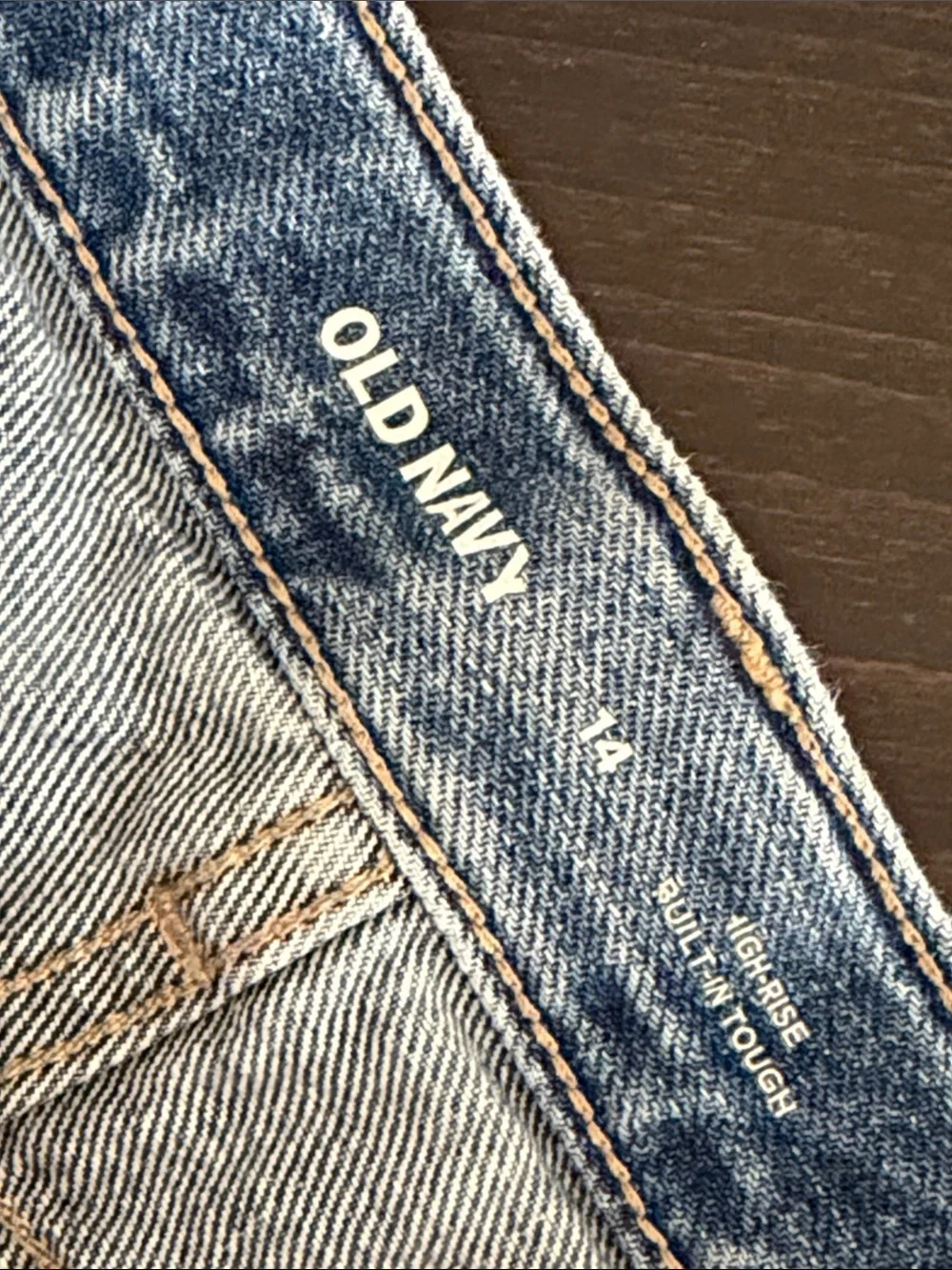 Old Navy Distressed Blue Denim Cutoff Shorts